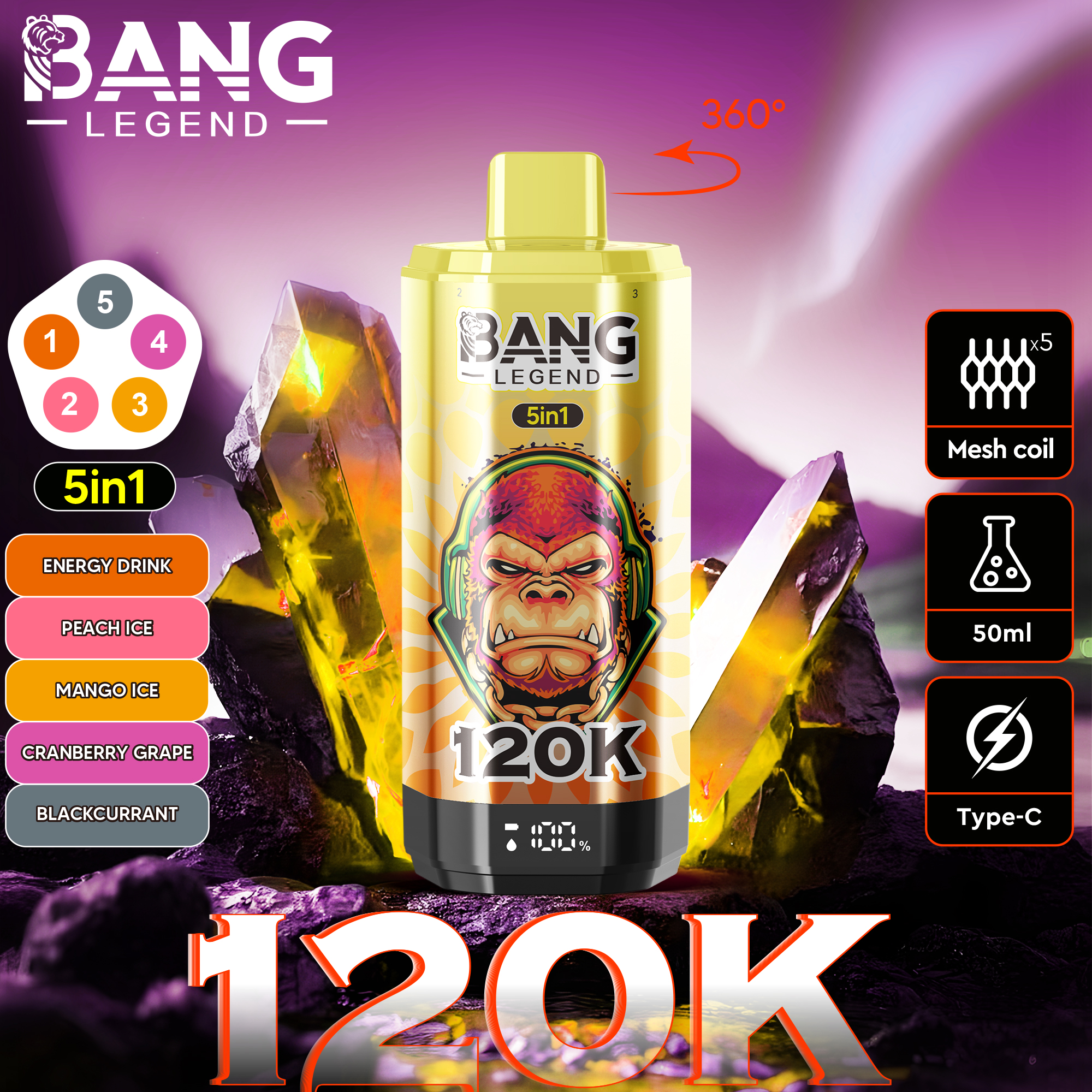 BANG LEGEND 120K U02