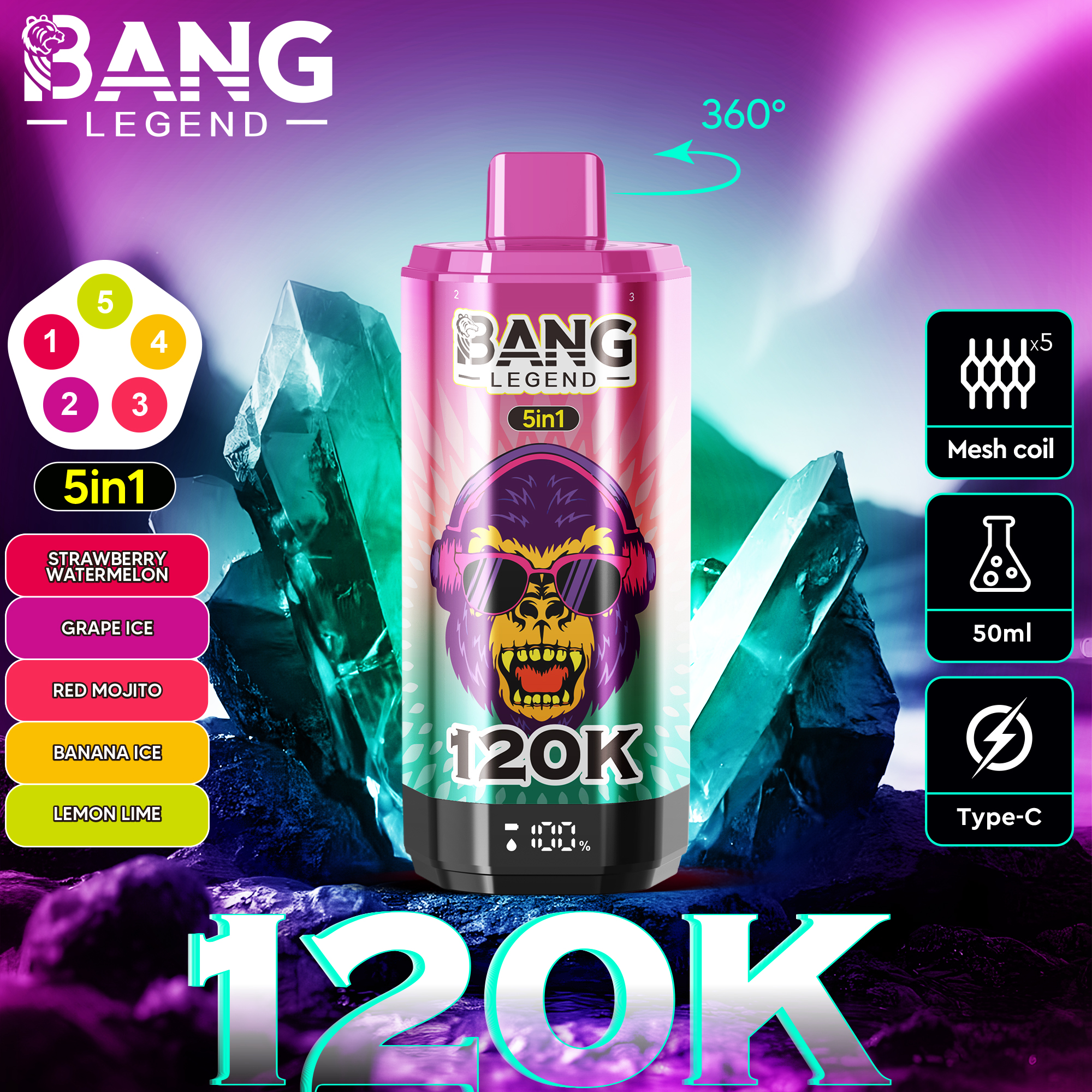 BANG LEGEND 120K U09