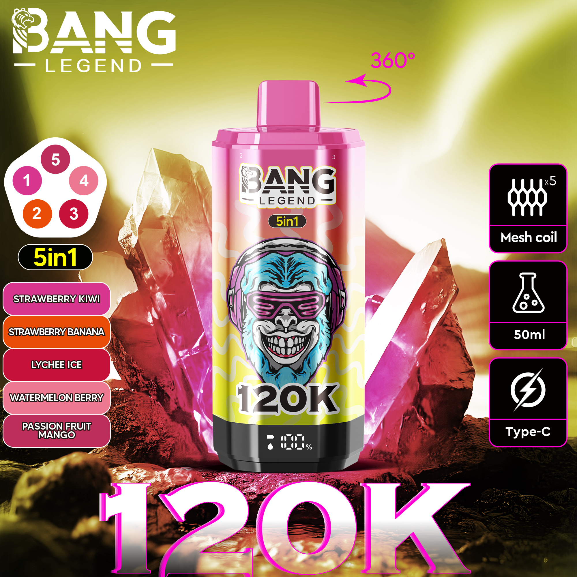 BANG LEGEND 120K U11