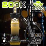 E-papieros QQ BANG E-Hookah 200K | Elektroniczna Szisza DTL/MTL | Ekran LED - obrazek 10