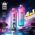 E-papieros Jednorazowy BANG BLAZE 60K (4 w 1) | Ekran LED | Dostawa 1-2 dni robocze - obrazek 2