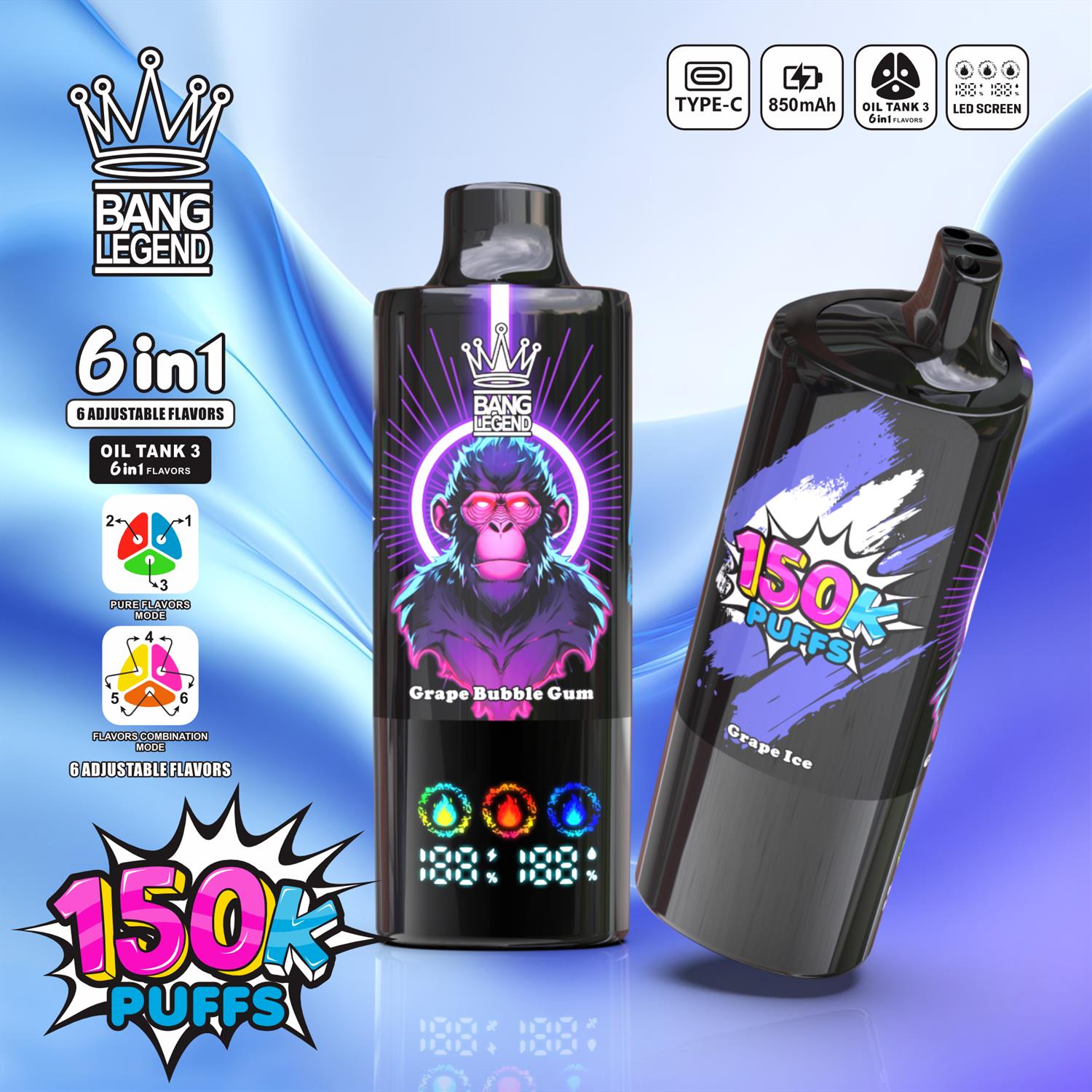 BANG LEGEND 150K ekran LCD