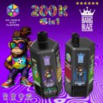 E-papieros Jednorazowy BANG BLAZE 200K (6 w 1) | Ekran LCD | Dostawa 1-2 dni robocze - obrazek 4