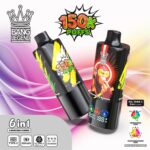 E-papieros Jednorazowy BANG LEGEND 150K (6 w 1) | Ekran LCD | Dostawa 1-2 dni robocze - obrazek 6