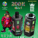 E-papieros Jednorazowy BANG BLAZE 200K (6 w 1) | Ekran LCD | Dostawa 1-2 dni robocze - obrazek 5