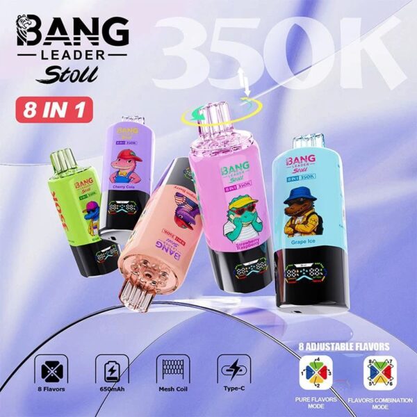 E-papieros BANG 350K (8 w 1) | Dostawa 1-2 dni robocze | Za pobraniem