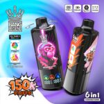 E-papieros Jednorazowy BANG LEGEND 150K (6 w 1) | Ekran LCD | Dostawa 1-2 dni robocze - obrazek 8